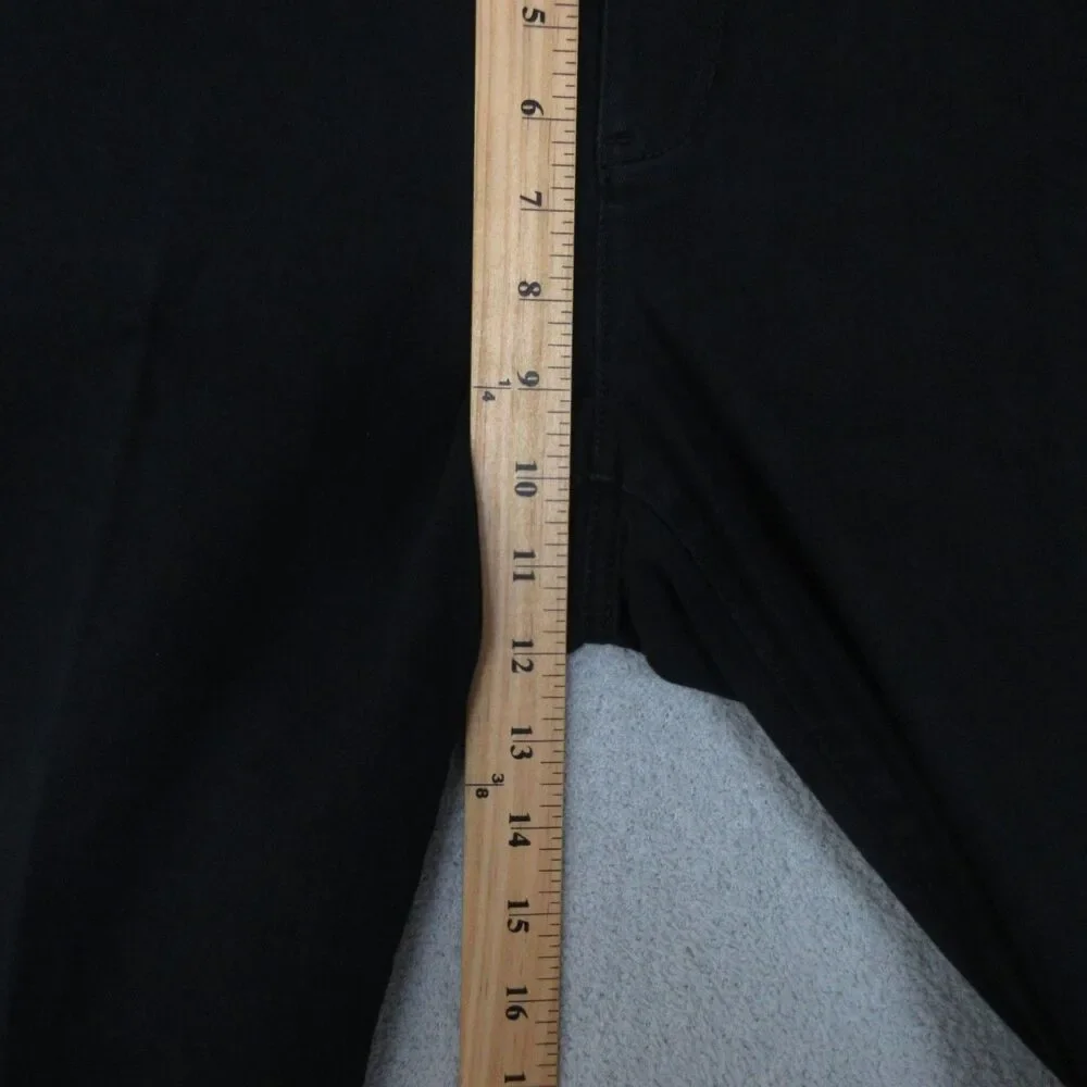 J Jill Jeans Womens 14P Petite Authentic Fit Slim Ankle Black Stretch 36x26